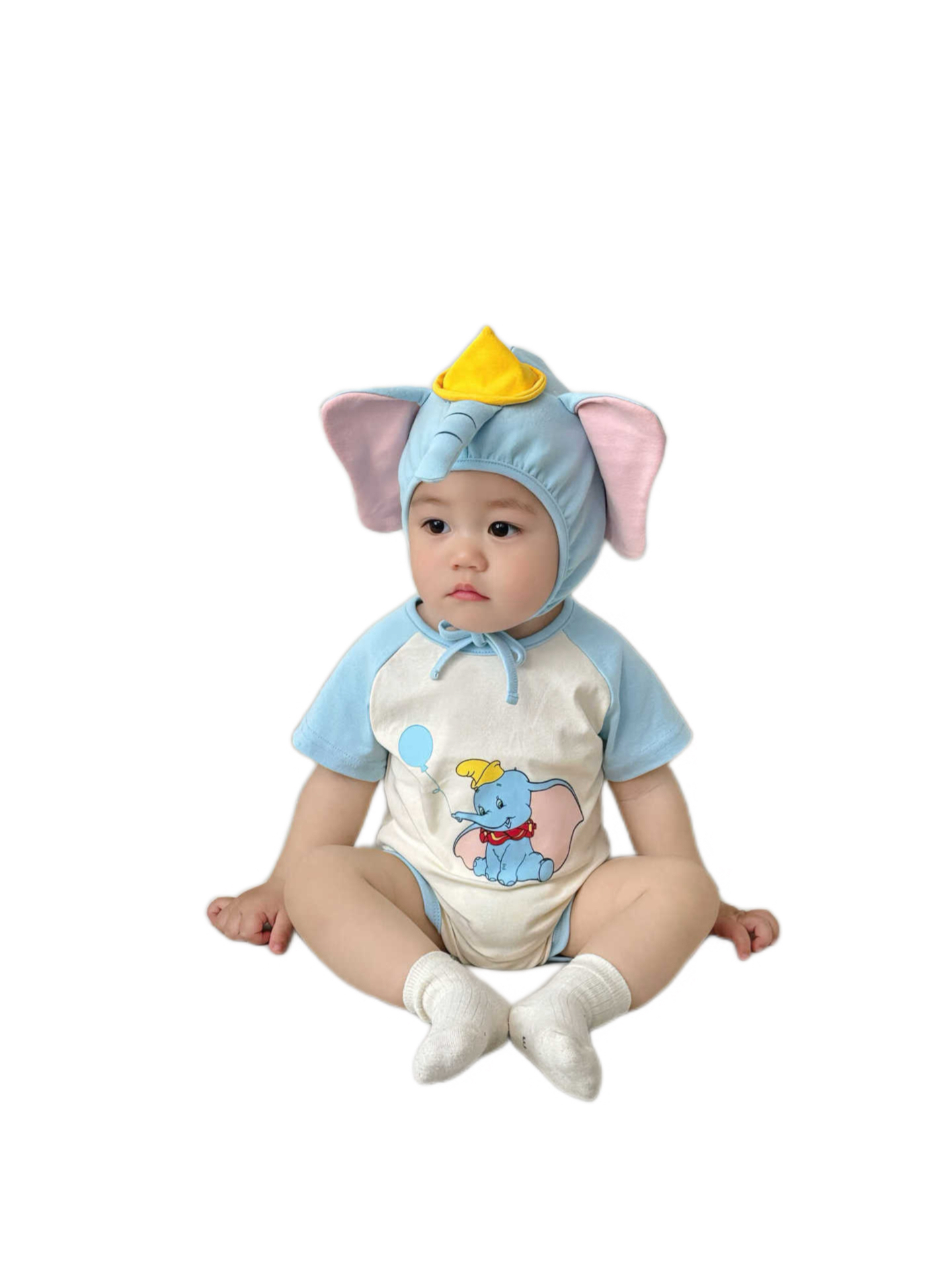 Baby Clothing Elephant - 3D Elephant Print Baby Onesie with