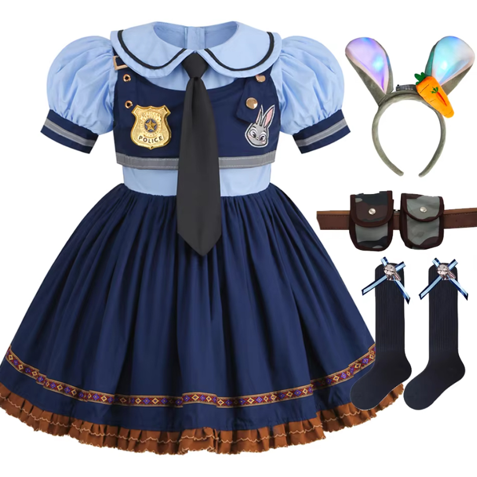 Baby Clothing Size - Judy Cosplay Costume Kids Carnival Party
