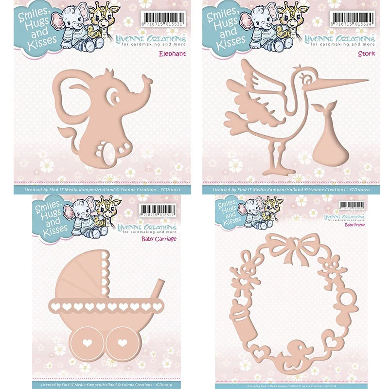 Baby Clothing Elephant - New Baby carriage ring elephant metal