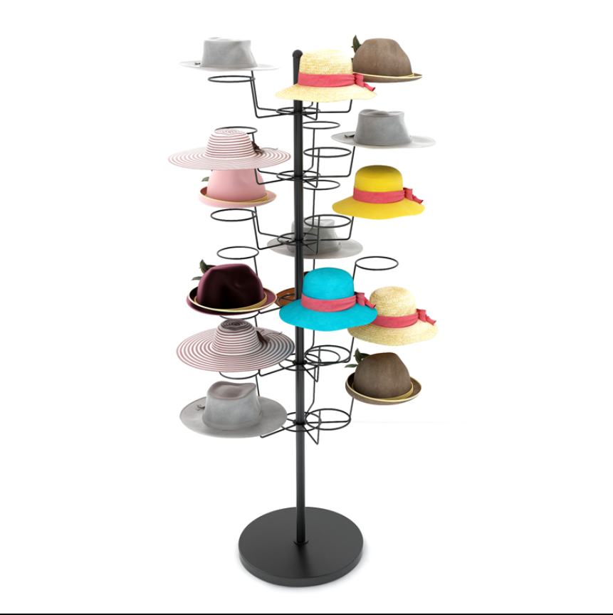 Baby Clothing Display Stand - New hat display booth hat rack