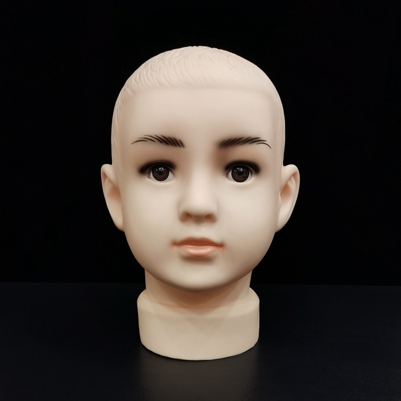 Baby Clothing Display Stand - Boy Child Mannequin PVC Dummy Head