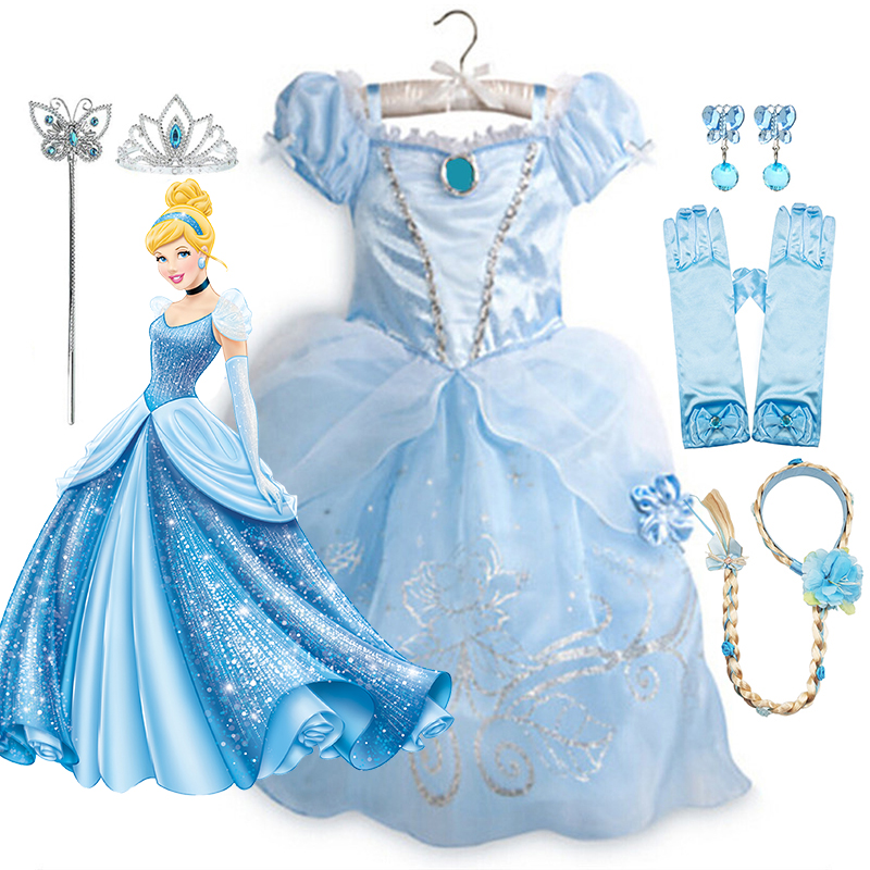Baby Clothing Size - Girls Cosplay Disney Cinderella Princess Costume