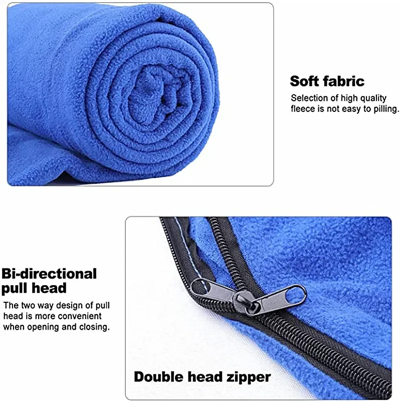 Portable Ultra-light Polar Fle - Fleece Sleep Bag recension och pris
