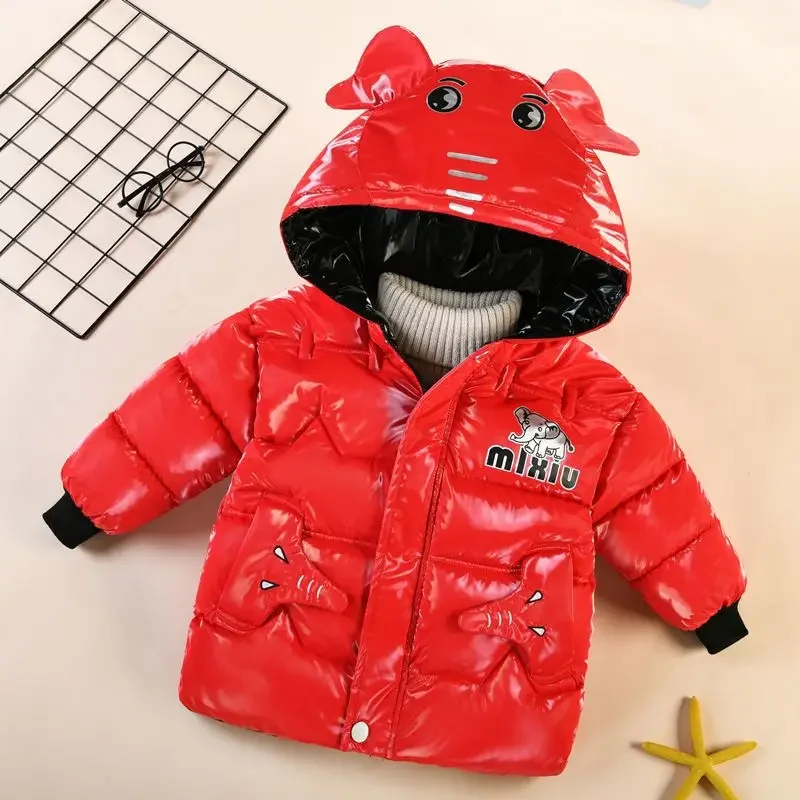 Boys' Cotton Padded Cartoon 3D - Baby Clothing Elephant recension och pris