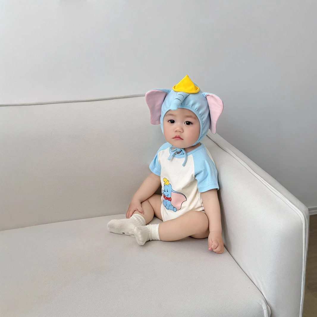 3D Elephant Print Baby Onesie  - Baby Clothing Elephant recension och pris
