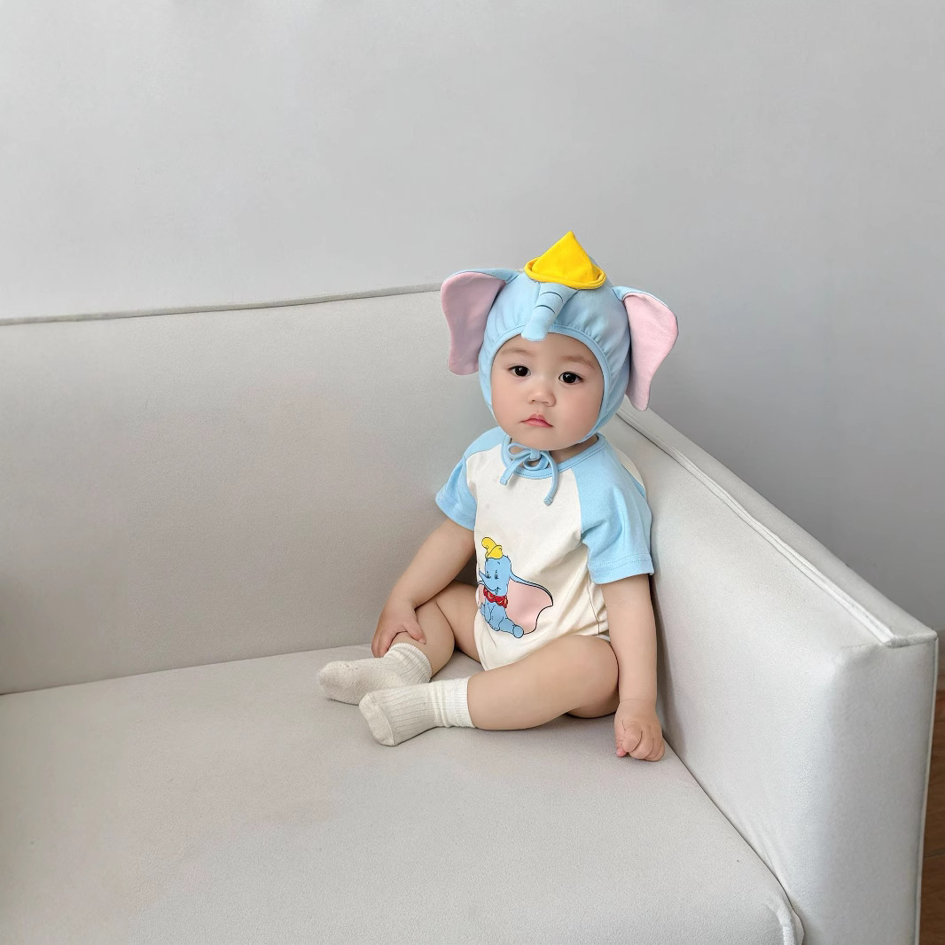 3D Elephant Print Baby Onesie  - Baby Clothing Elephant recension och pris