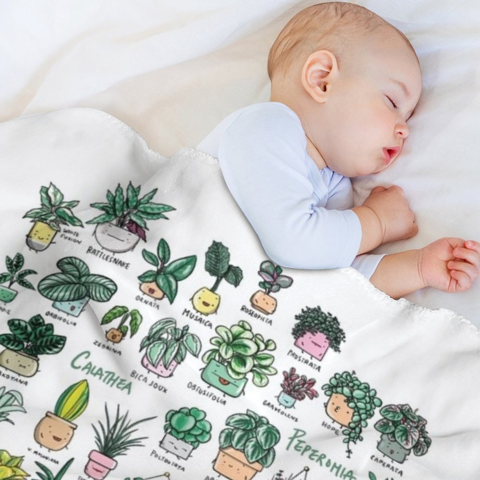 Plant Families Throw Blanket D - Fleece Sleep Bag recension och pris