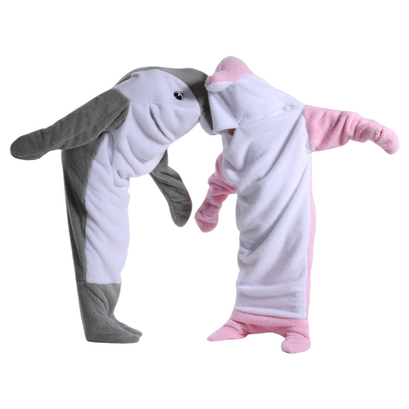 2024 Shark Dolphin Whale Sleep - Fleece Sleep Bag recension och pris