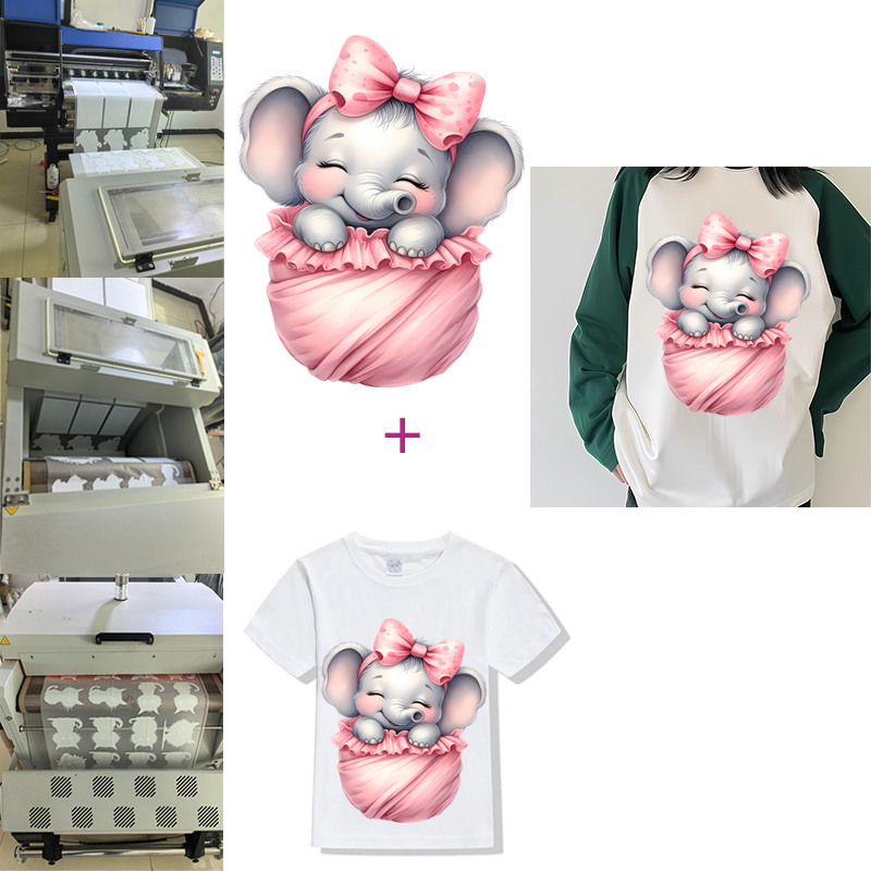 Landscape Pink Baby Iron On Tr - Baby Clothing Elephant recension och pris