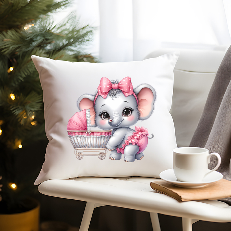 Landscape Pink Baby Iron On Tr - Baby Clothing Elephant recension och pris