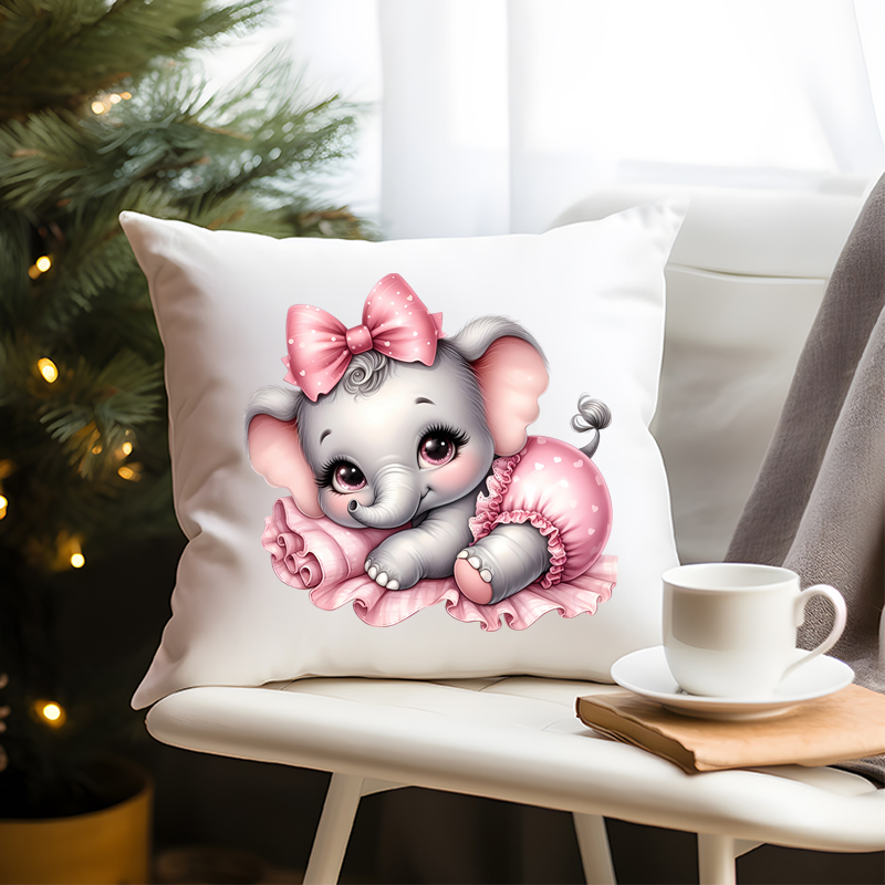Landscape Pink Baby Iron On Tr - Baby Clothing Elephant recension och pris