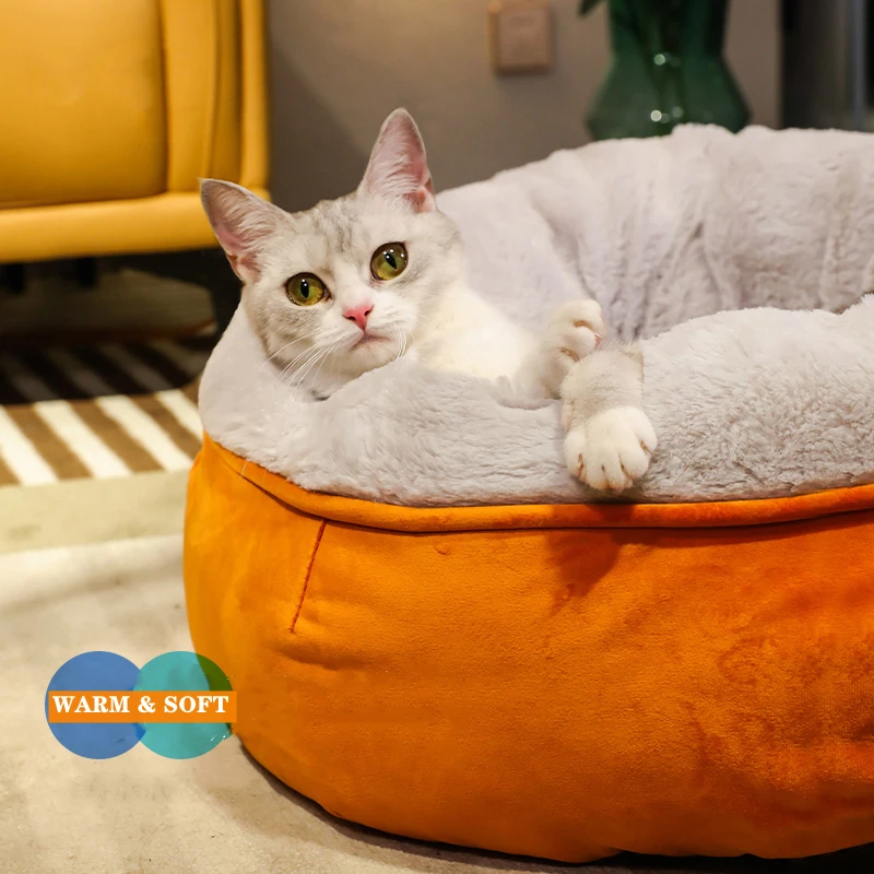 Velvet Plush Cat Bed Cat Baske - Fleece Sleep Bag recension och pris