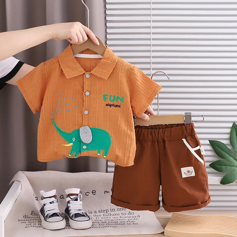 2026 Summer Baby Boys' 2Pcs Ou - Baby Clothing Elephant recension och pris