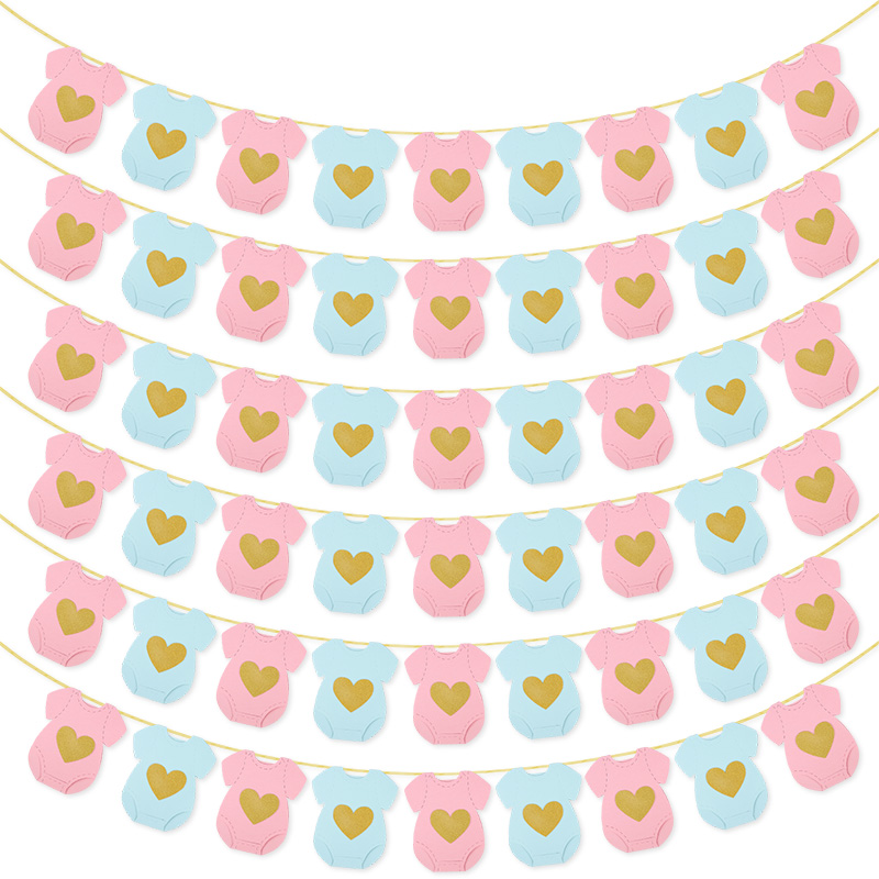 Baby Shower Paper Garland Shor - Baby Clothing Rail recension och pris