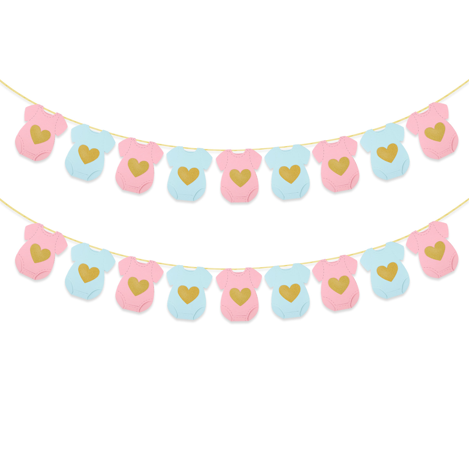 Baby Shower Paper Garland Shor - Baby Clothing Rail recension och pris