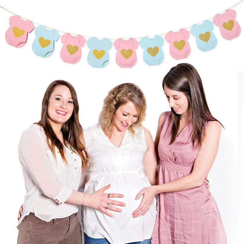 Baby Shower Paper Garland Shor - Baby Clothing Rail recension och pris