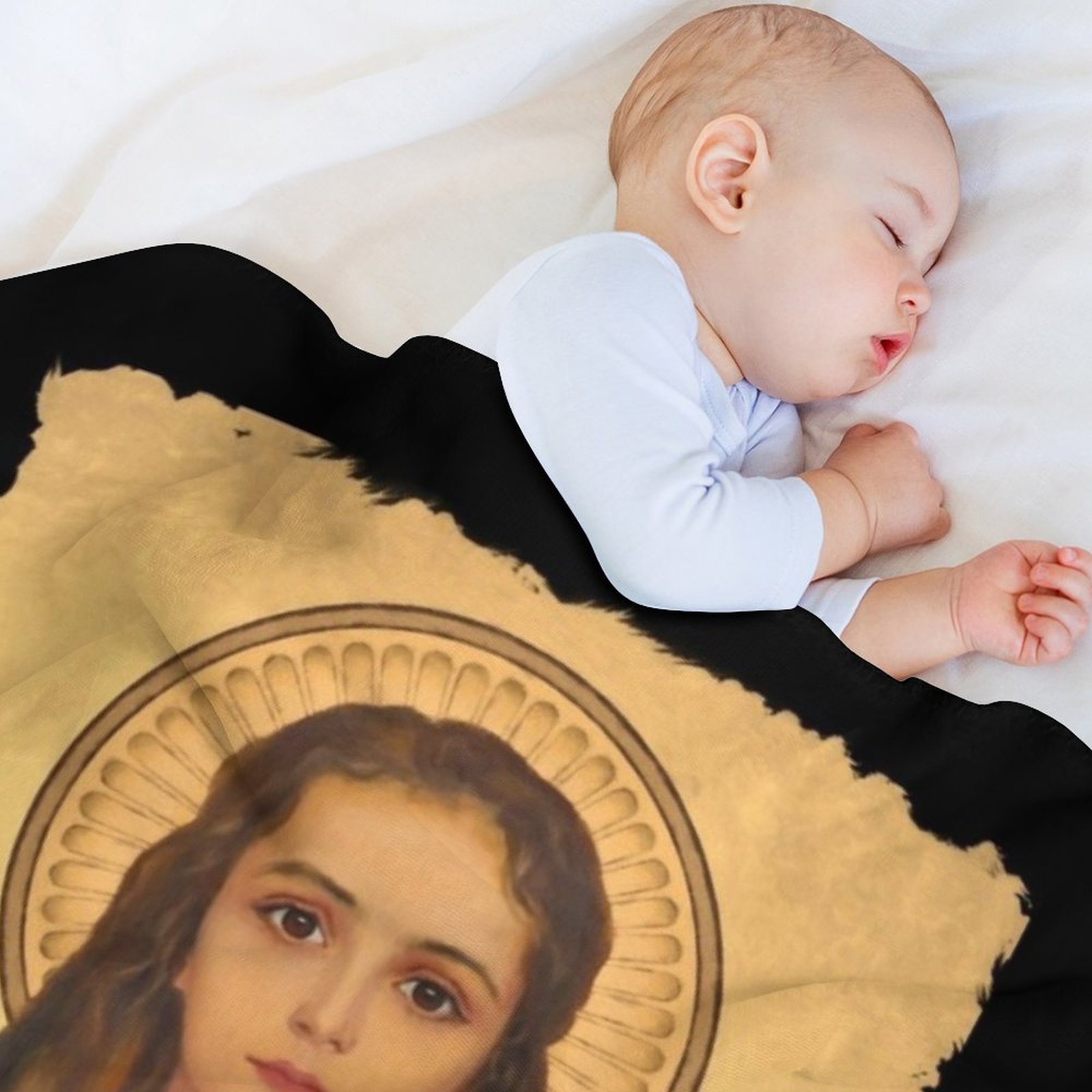 Saint Philomena of Rome Throw  - Fleece Sleep Bag recension och pris