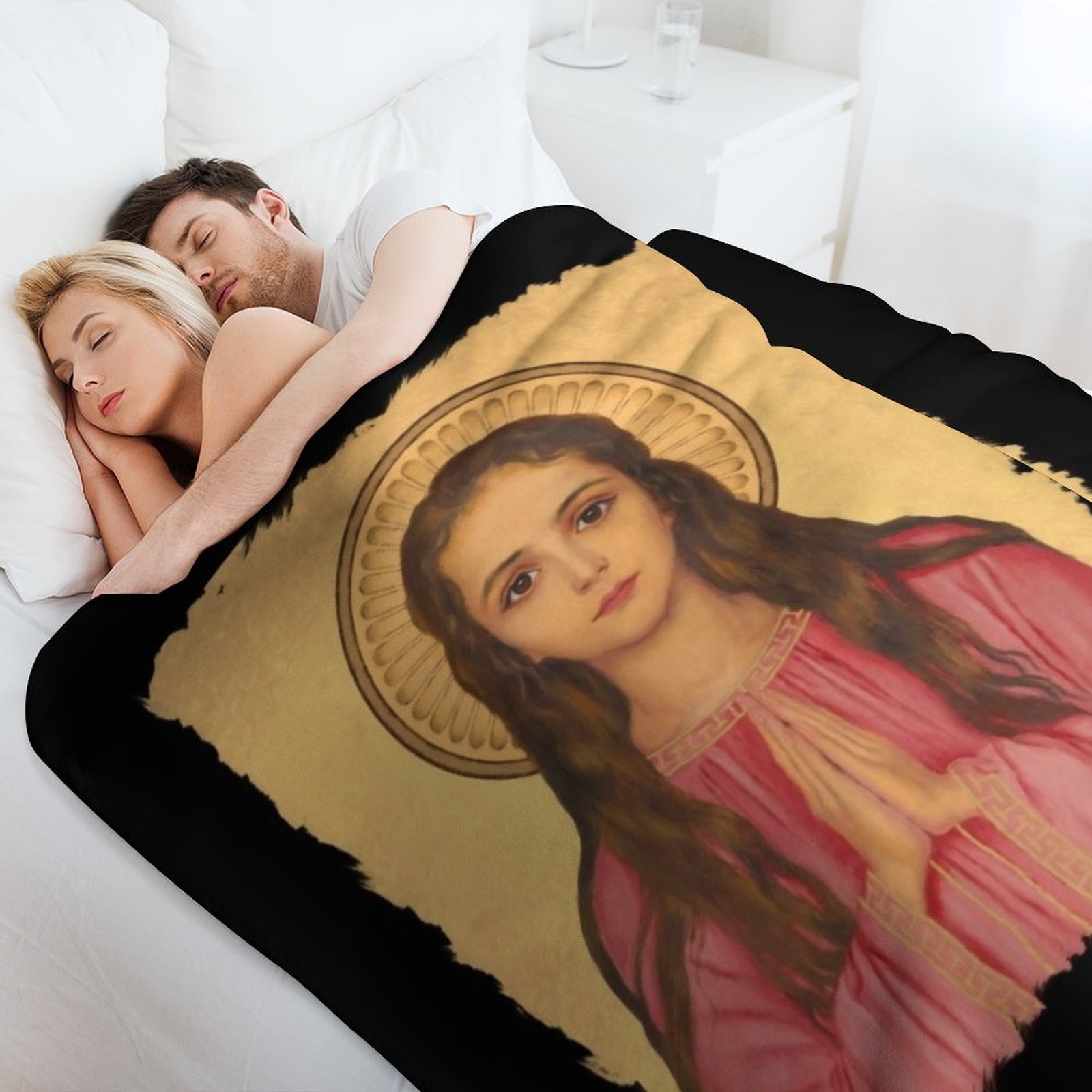 Saint Philomena of Rome Throw  - Fleece Sleep Bag recension och pris