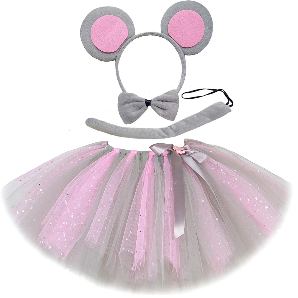 Sparkly Pink Gray Mouse Elepha - Baby Clothing Elephant recension och pris