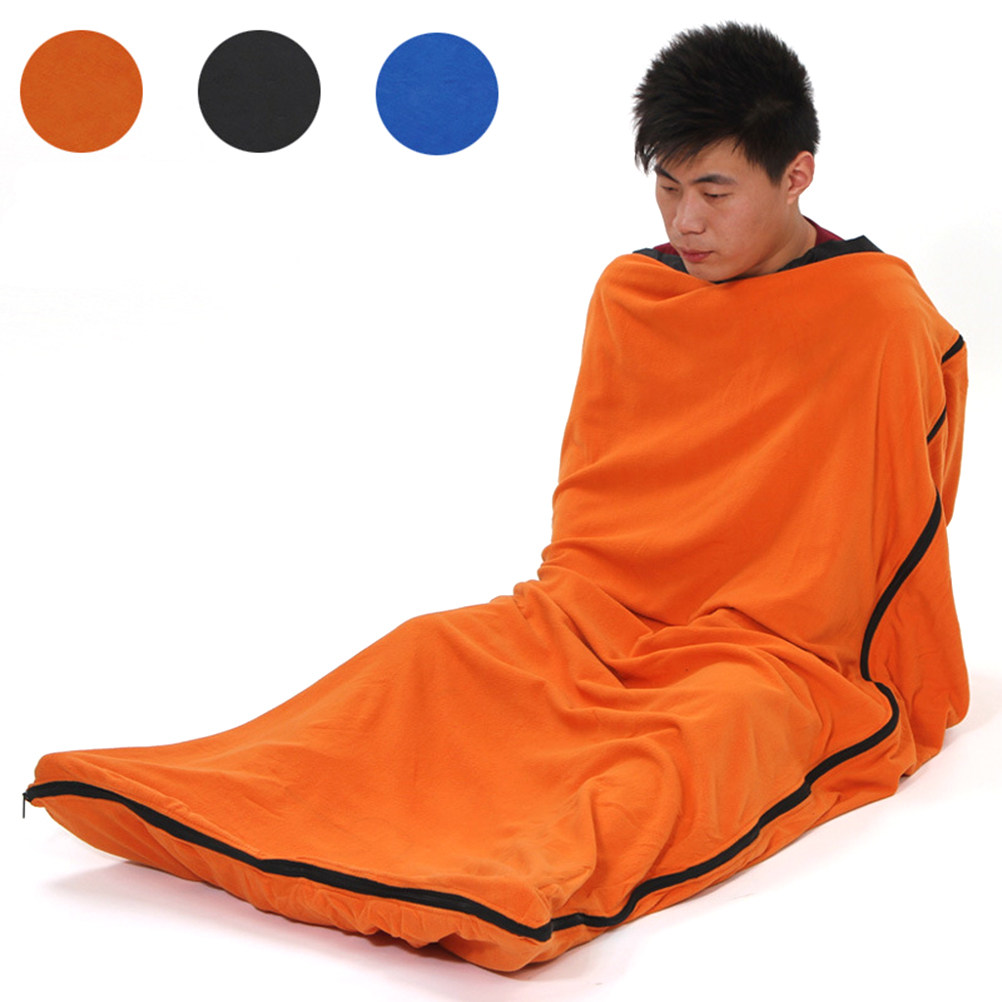 Portable Sleeping Bag Orange P - Fleece Sleep Bag recension och pris