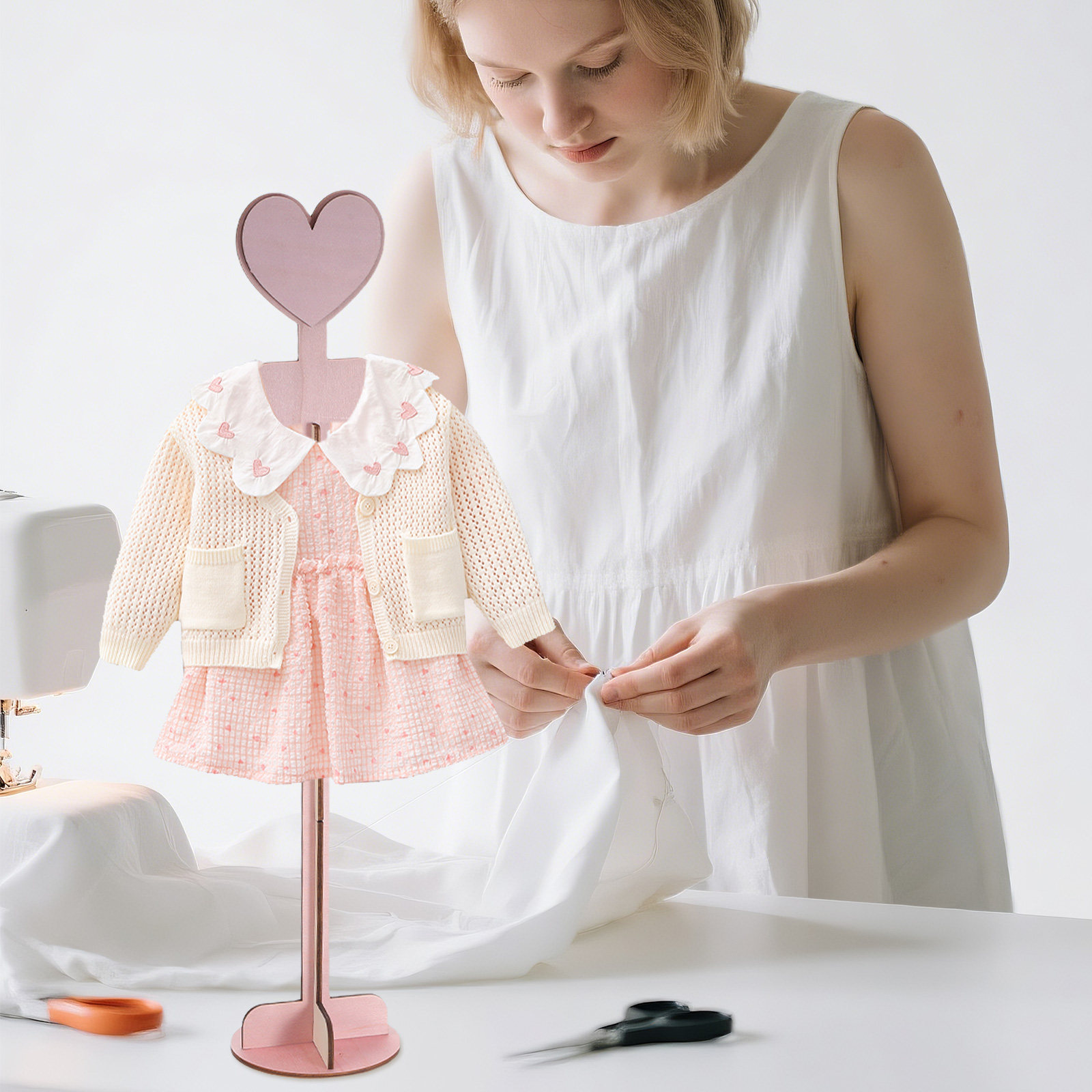 Wooden Baby Clothes Display St - Baby Clothing Display Stand recension och pris
