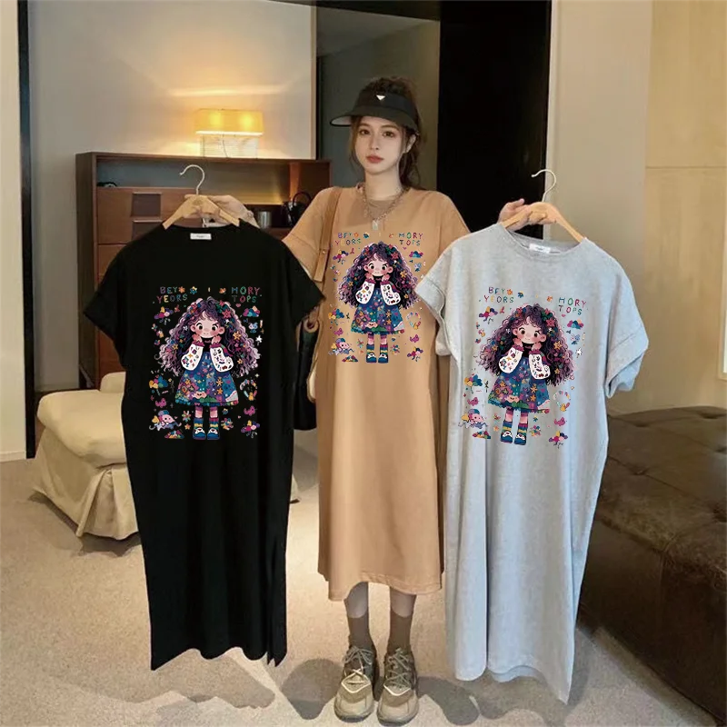 Summer Loose Trend Cartoon Cut - Baby Clothing Size recension och pris