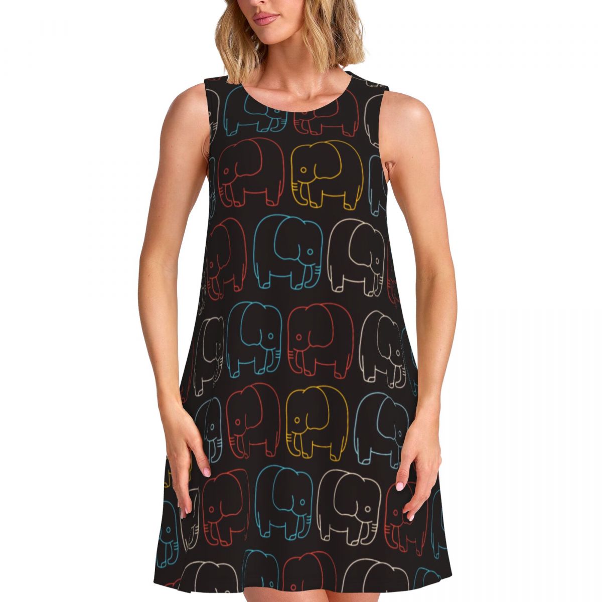 Retro Baby Elephant Dress Colo - Baby Clothing Elephant recension och pris