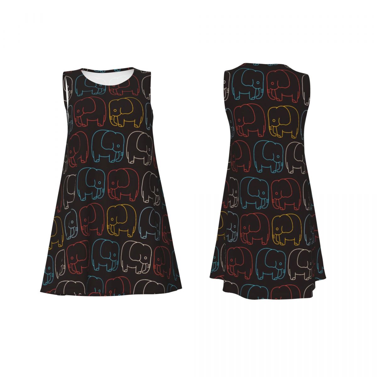 Retro Baby Elephant Dress Colo - Baby Clothing Elephant recension och pris