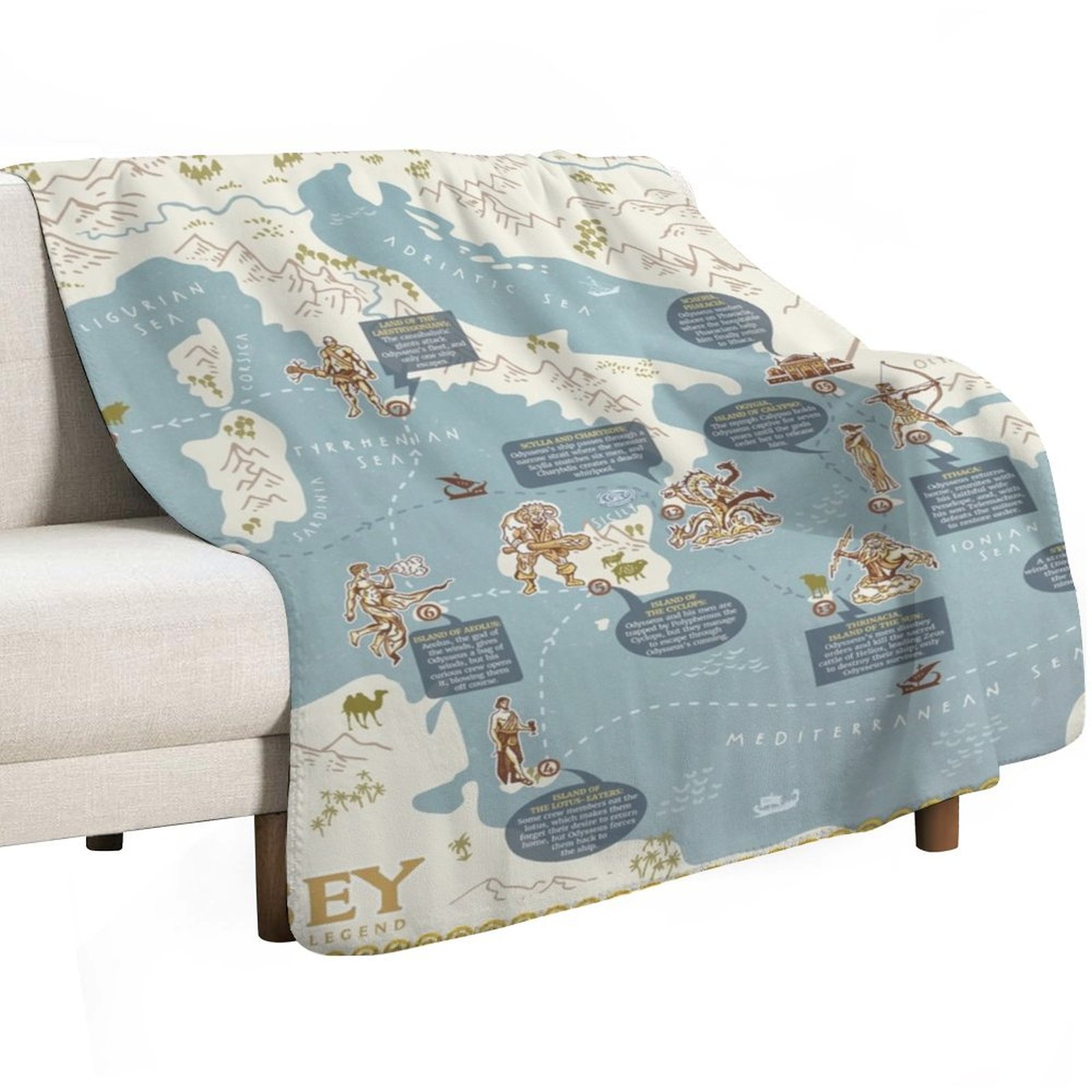 Odyssey A Map of Myth and Lege - Fleece Sleep Bag recension och pris
