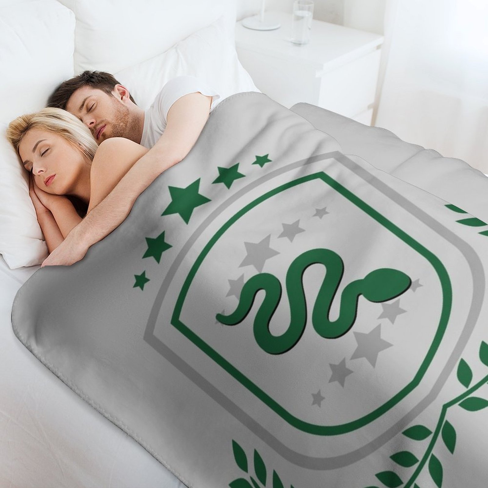 Snake Star Emblem Throw Blanke - Fleece Sleep Bag recension och pris