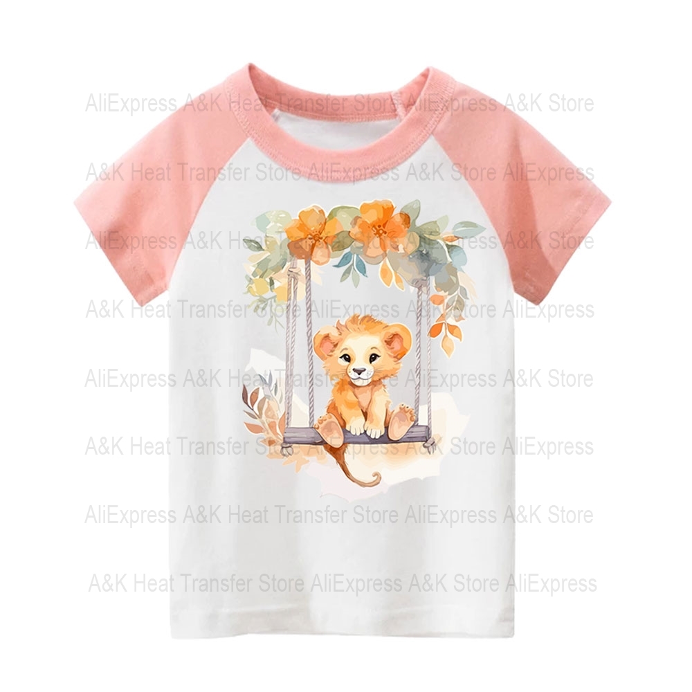 Baby Animal On Swings Heat Tra - Baby Clothing Elephant recension och pris
