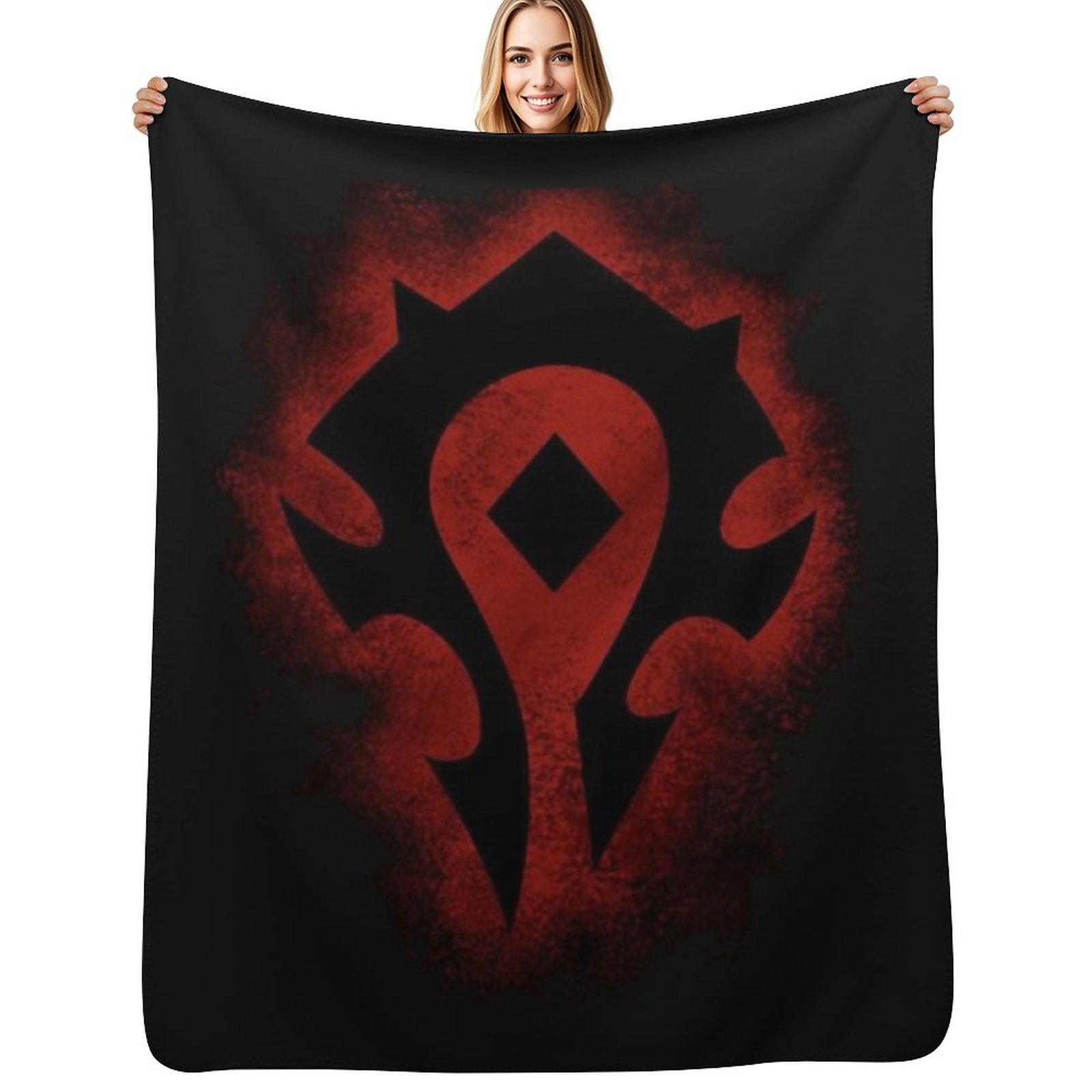 Red horde logo Throw Blanket S - Fleece Sleep Bag recension och pris