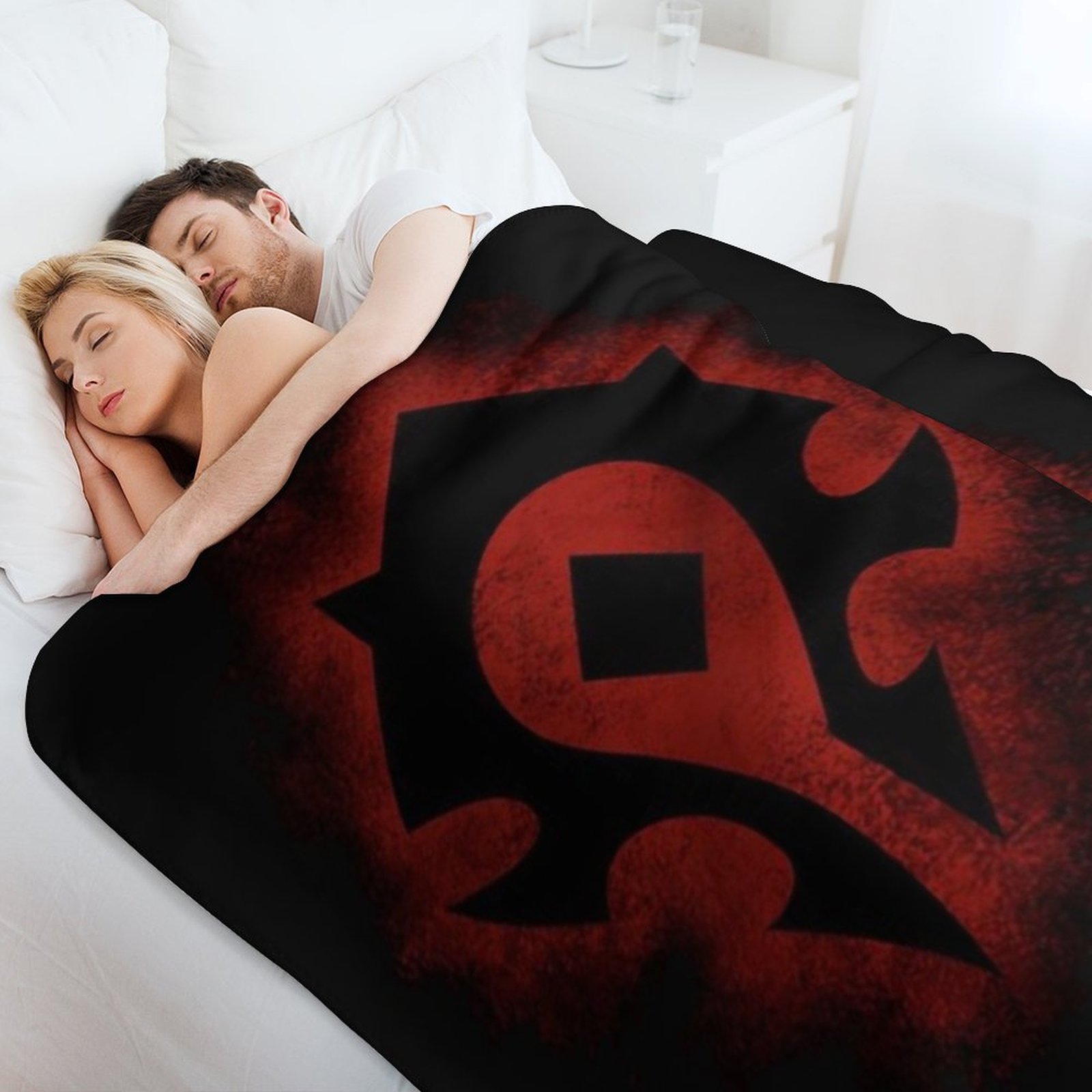 Red horde logo Throw Blanket S - Fleece Sleep Bag recension och pris