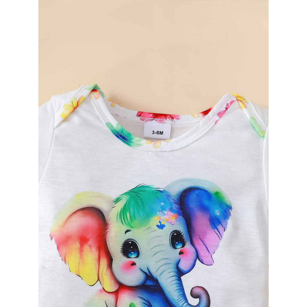 3PCS Newborn Baby Girl Clothin - Baby Clothing Elephant recension och pris