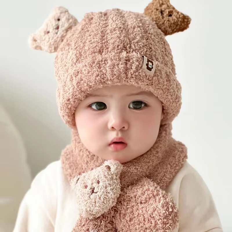 1-10PCS Baby Hat Scarf for Gir - Baby Clothing Winter recension och pris
