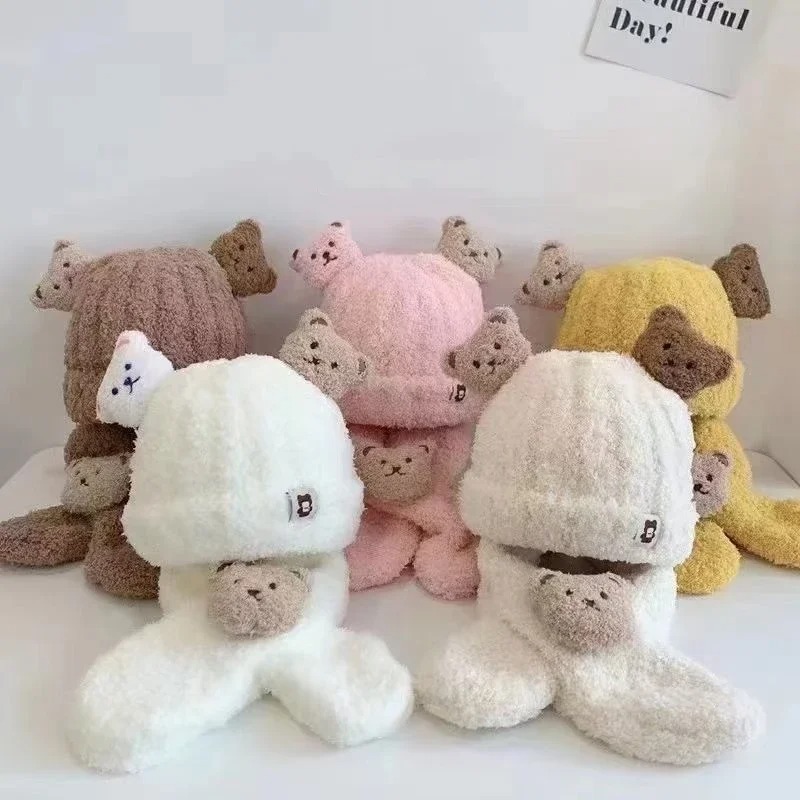 1-10PCS Baby Hat Scarf for Gir - Baby Clothing Winter recension och pris