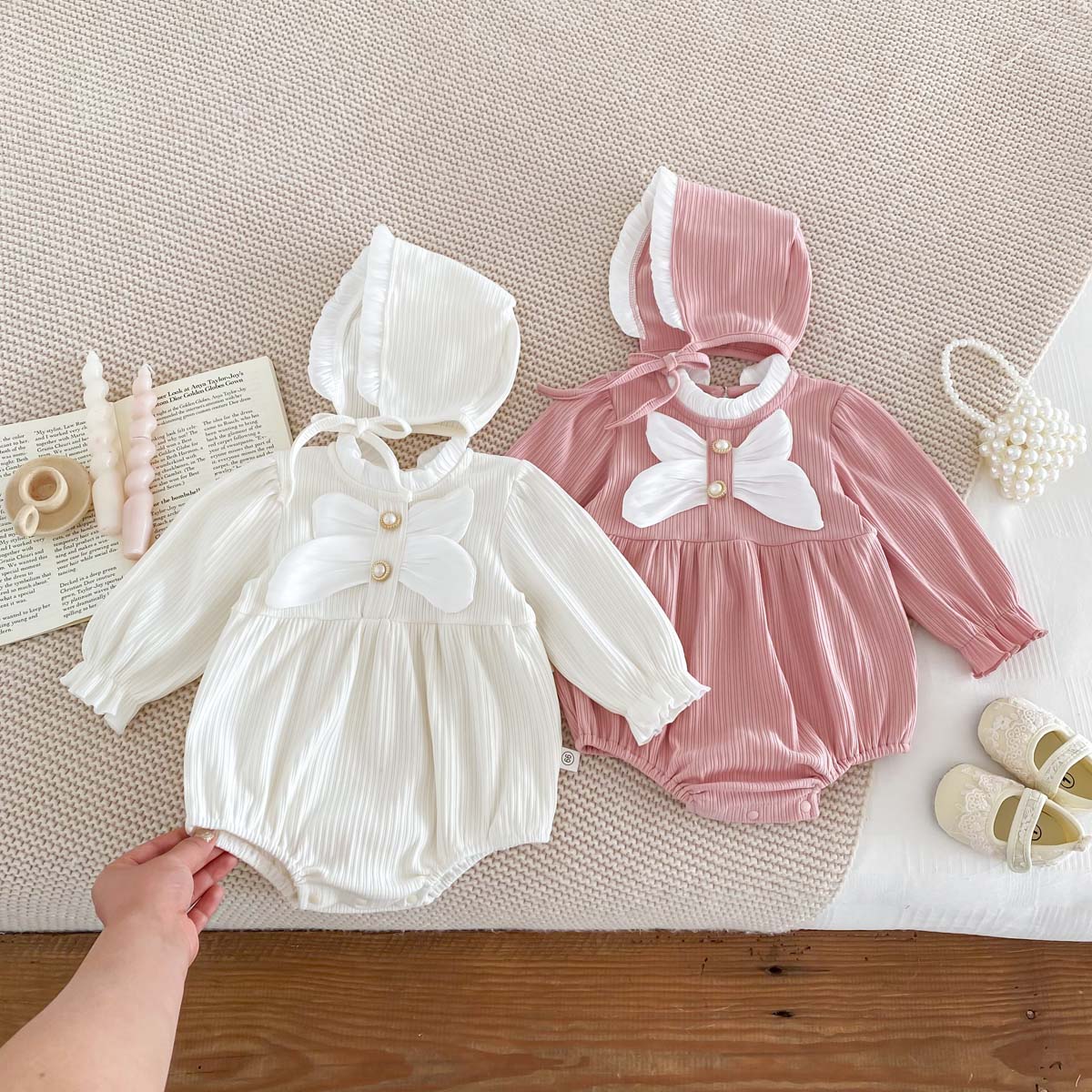 Autumn  Baby Romper with Hat B - Baby Clothing Display Stand recension och pris