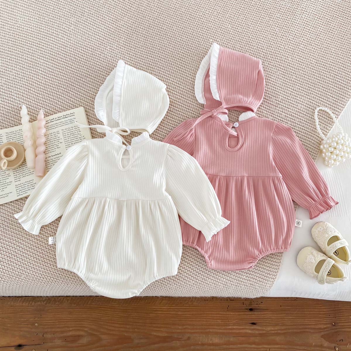 Autumn  Baby Romper with Hat B - Baby Clothing Display Stand recension och pris